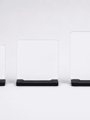 Laser Sublimation Blanks : DIY 3mm Super Glossy Sublimation MDF Square Style Award/Trophy (Small, Medium & Large)